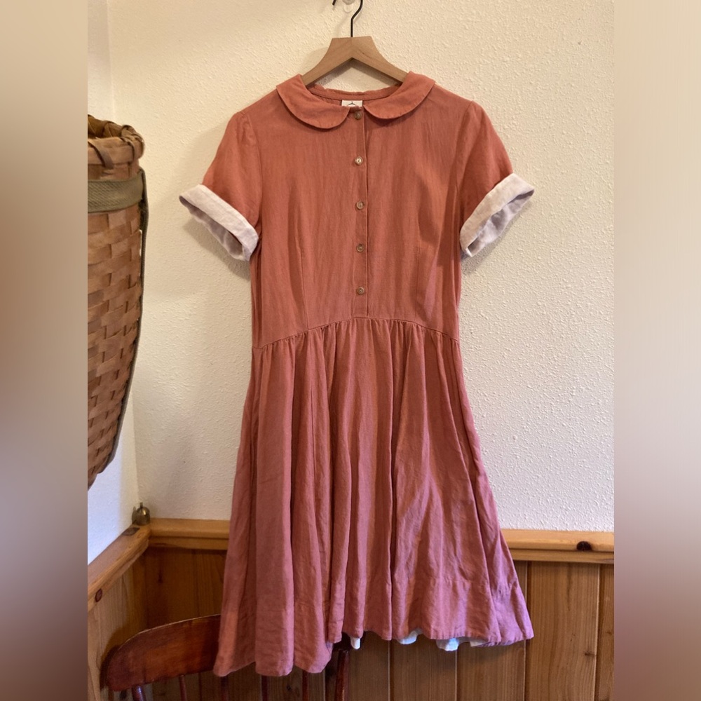 SON DE FLOR custom classic mini dress, size M